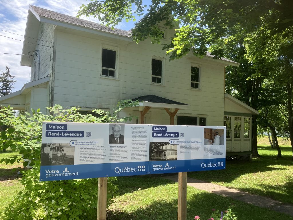 Un plan fonctionnel et technique est en élaboration pour restaurer la Maison René-Lévesque. (Crédit photo : Tiré de Facebook, Éric Perron)